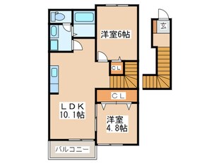 ヒルズポラリス弐番館の物件間取画像